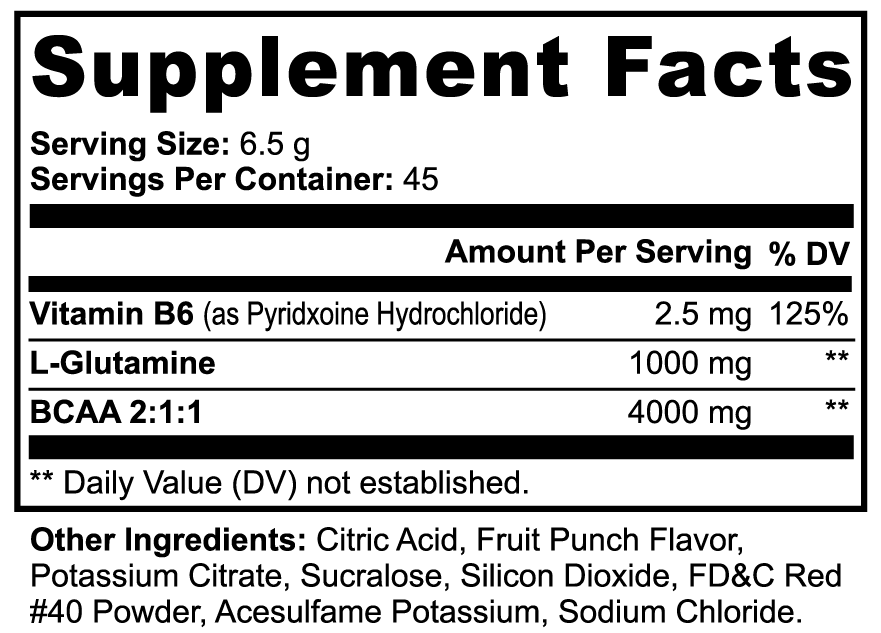 DRIFT BCAA (Fruit Punch)