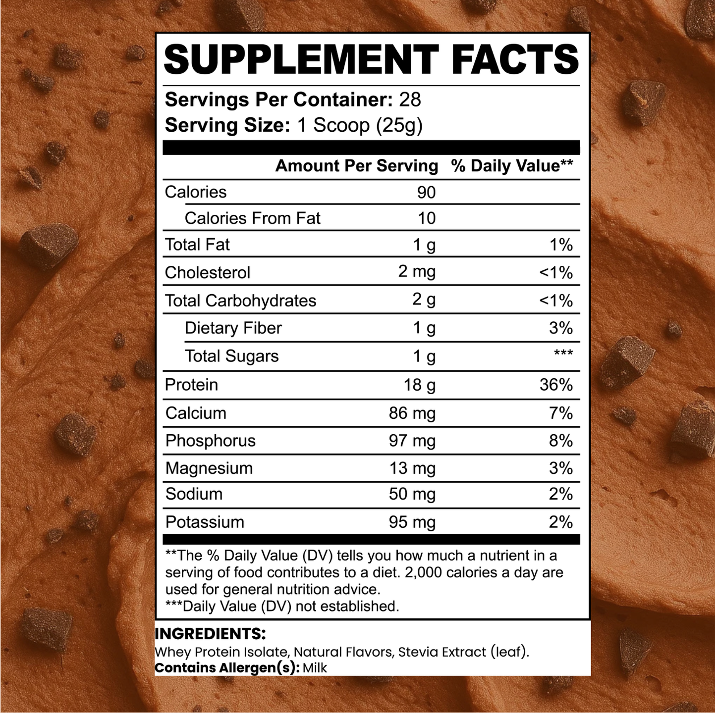 WHEY ISOLATE (Chocolate)
