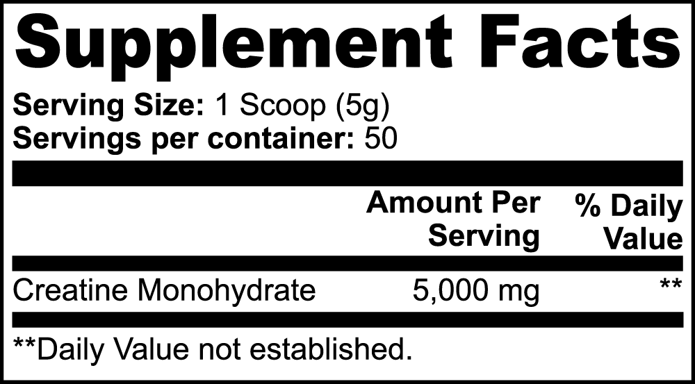 DRIFT CREATINE MONOHYDRATE