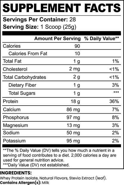 DRIFT WHEY ISOLATE (Chocolate)