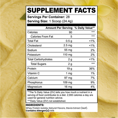 WHEY ISOLATE (Vanilla)